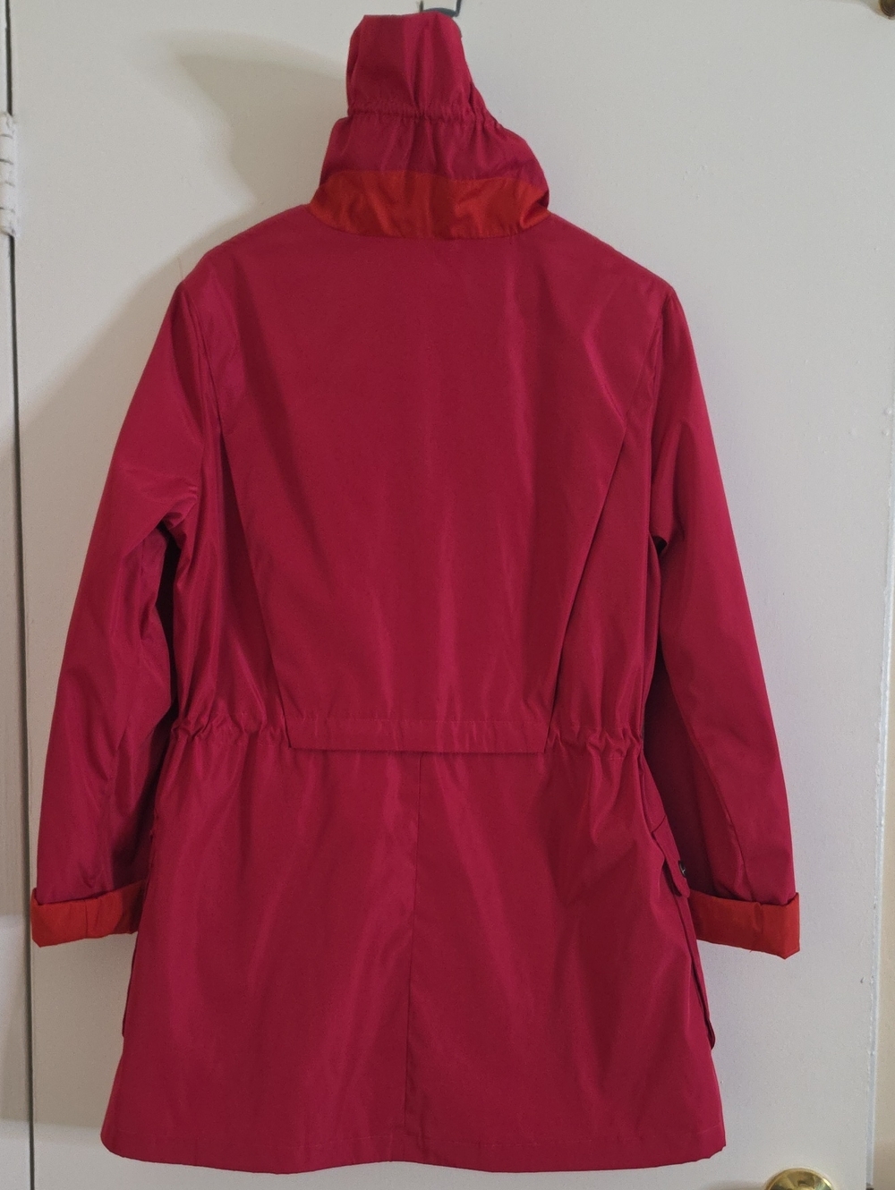 NWOT DKNY Raspberry Utility Anorak Jacket - Picture 6 of 12